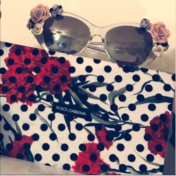 Dolce & Gabbana Accessories - Dolce & Gabbana Flowers Sunglasses
